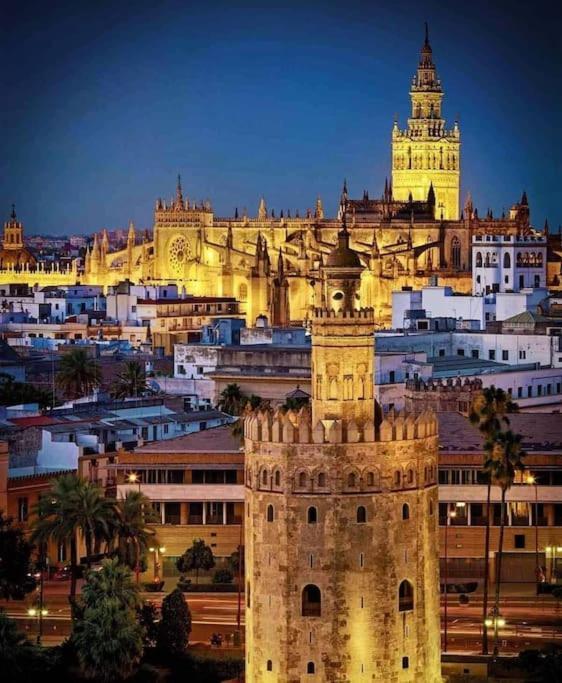 Piso Con Patio Privado Y Parking Nervion * Sevilla